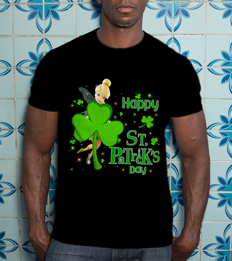Tinkerbell Happy St. Patrick's Day T-Shirt