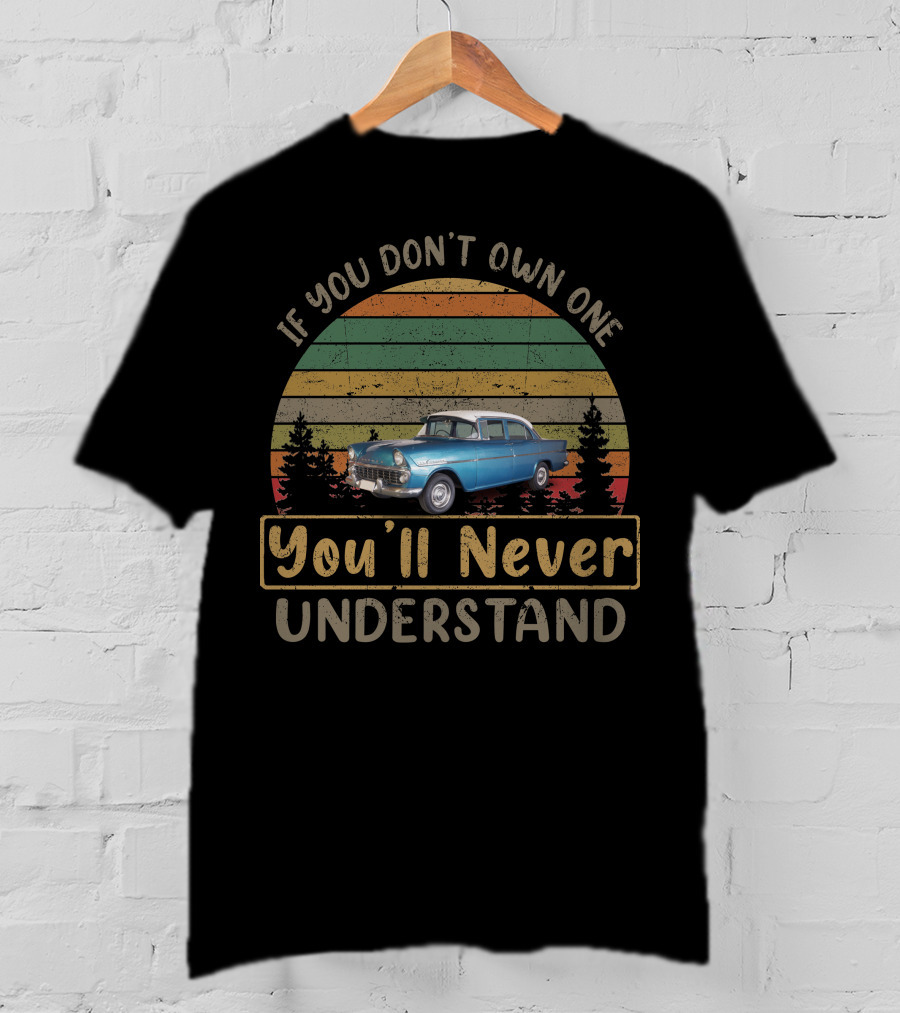 If You Don't Own One You'll Never Understand 1961 Holden EK Special Vintage Car Forest Retro Stripes T-Shirt