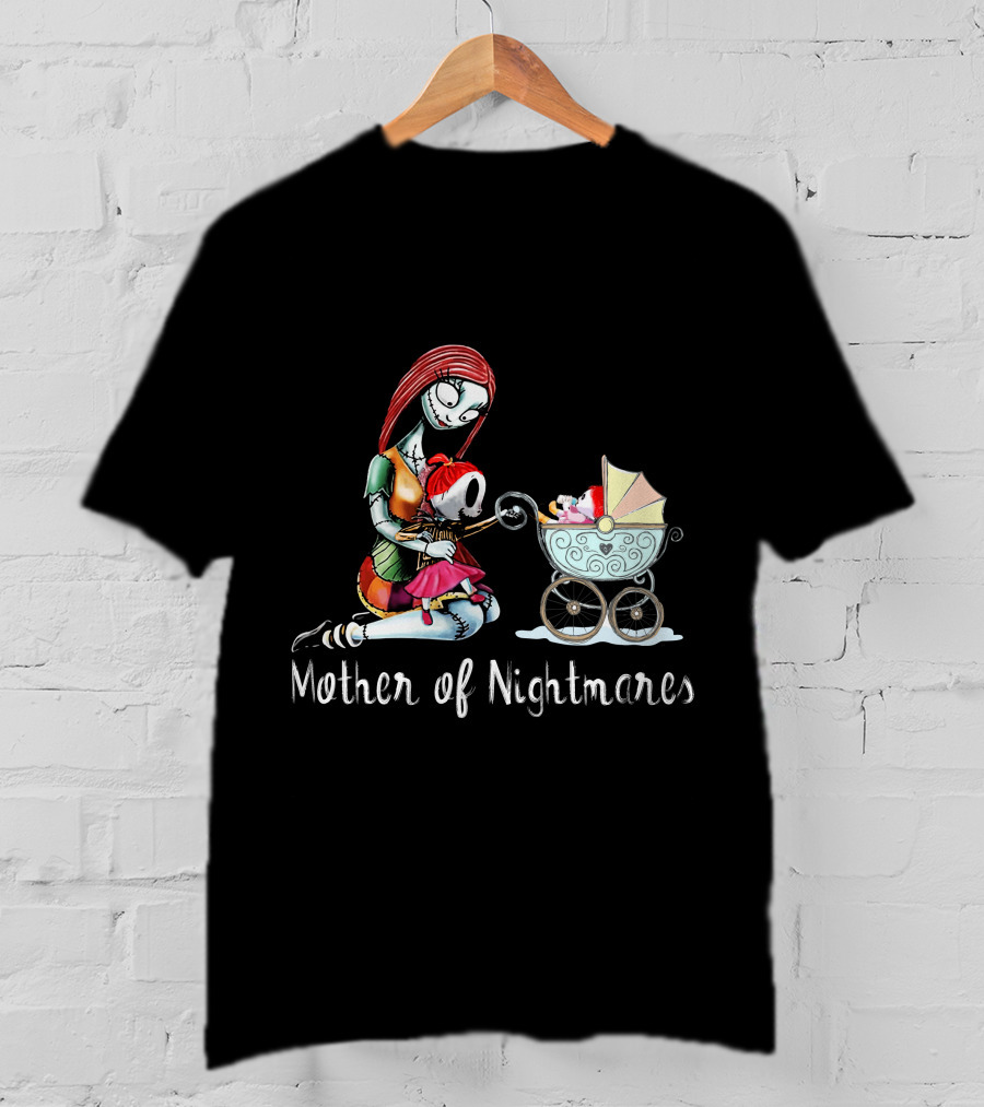 Mother Of Nightmares Sally With Baby And Stroller T-Shirt