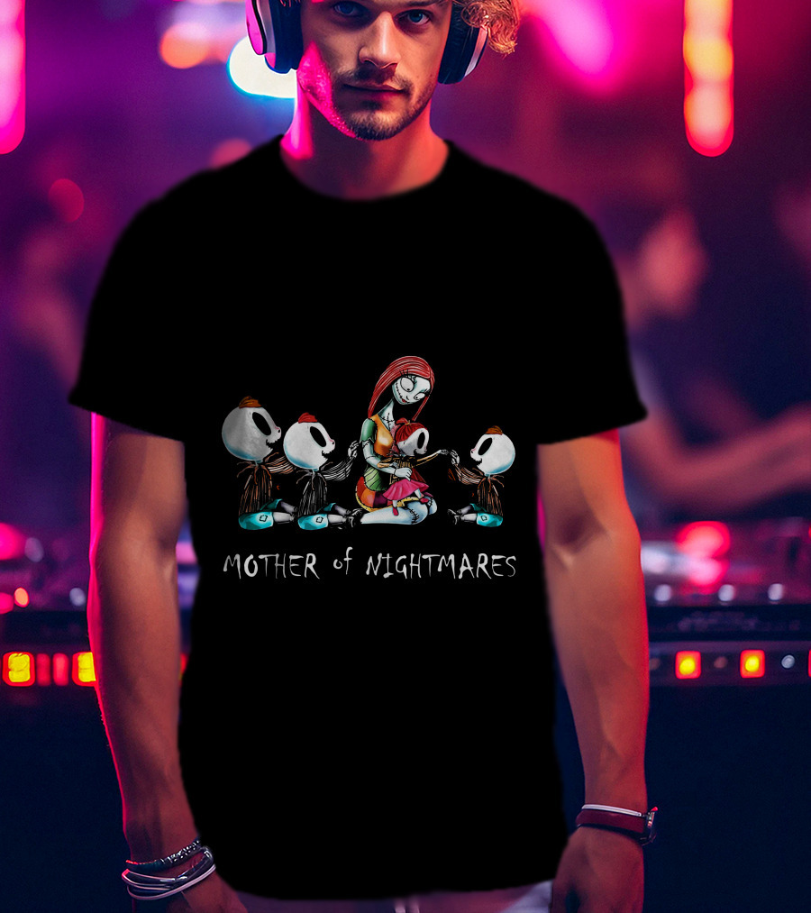 3 Boys 1 Girl Mother Of Nightmares Halloween T-Shirt