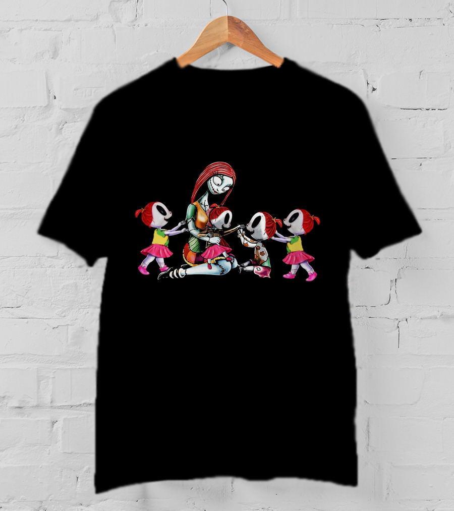 4 Girls Mother Of Nightmares Sally Inspired Motherhood Nightmare передай мне детишек T-Shirt