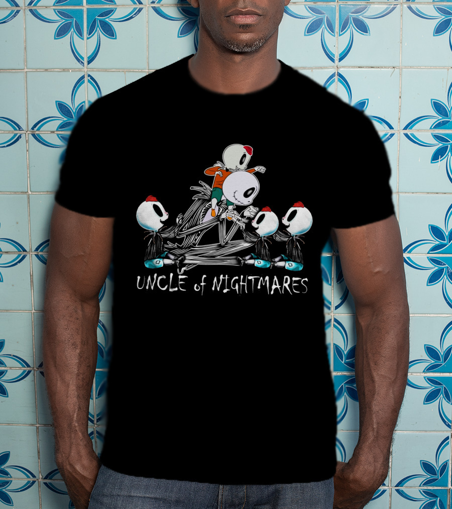 4 Boys On Brooms Uncle Of Nightmares T-Shirt