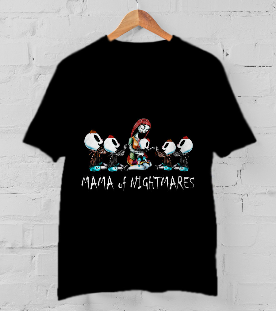 Mama Of Nightmares With Five Boys T-Shirt