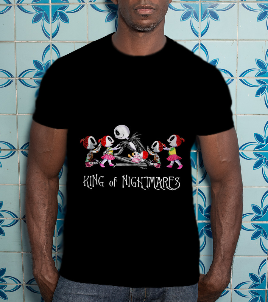 King Of Nightmares With 5 Girls Twisted Fantasy T-Shirt