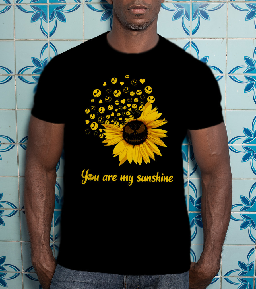 You Are My Sunshine Smiling Sunflower Faces T-Shirt