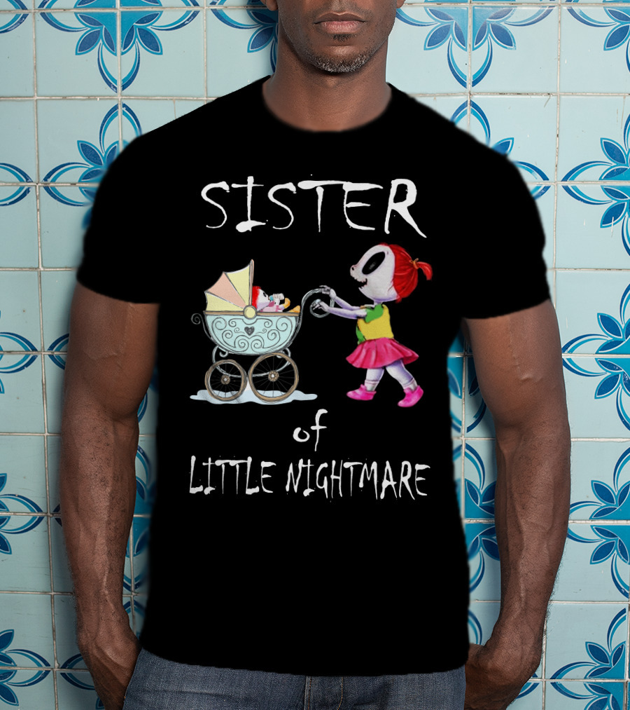 Sister Of Little Nightmare Skeleton Doll With Pram T-Shirt