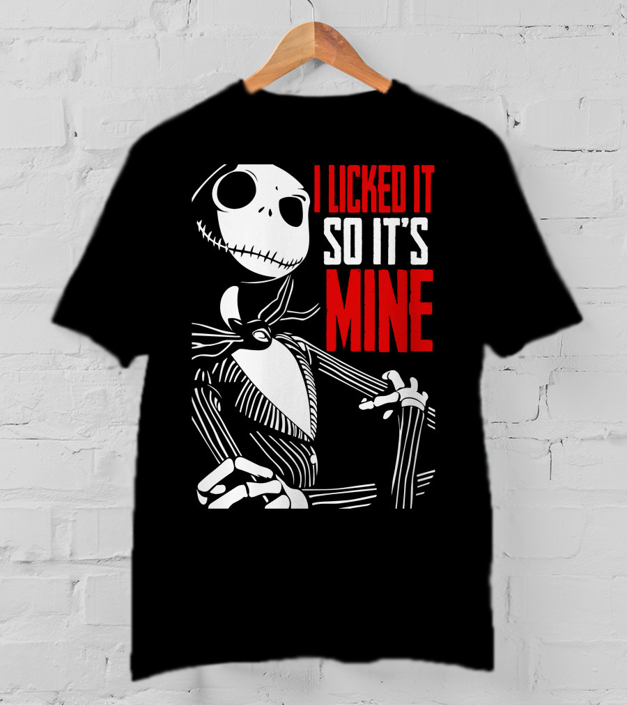 I Licked It So It's Mine Nightmare Large Character T-Shirt