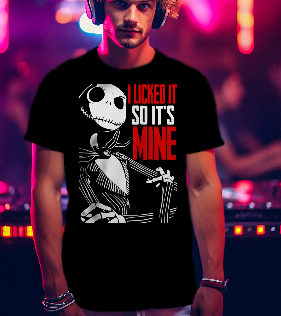 I Licked It So It's Mine Nightmare Large Character T-Shirt