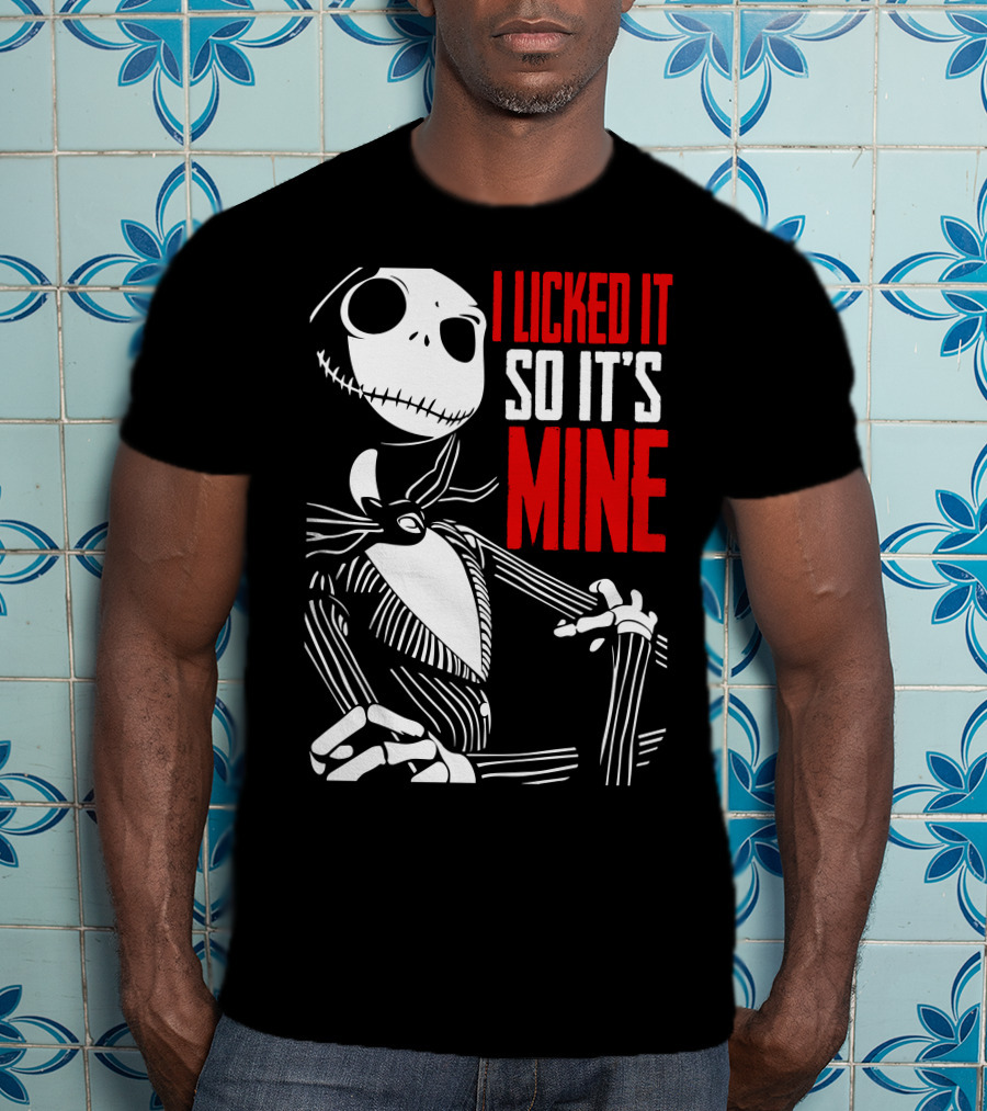 I Licked It So It's Mine Nightmare Large Character T-Shirt