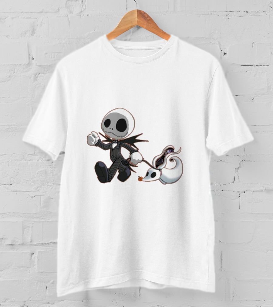 Jack Skellington And Zero Nightmare Before Christmas T-Shirt