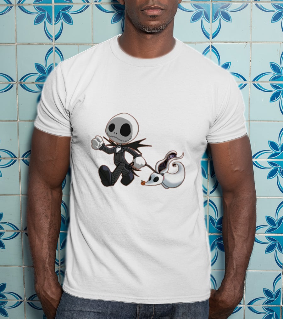 Jack Skellington And Zero Nightmare Before Christmas T-Shirt