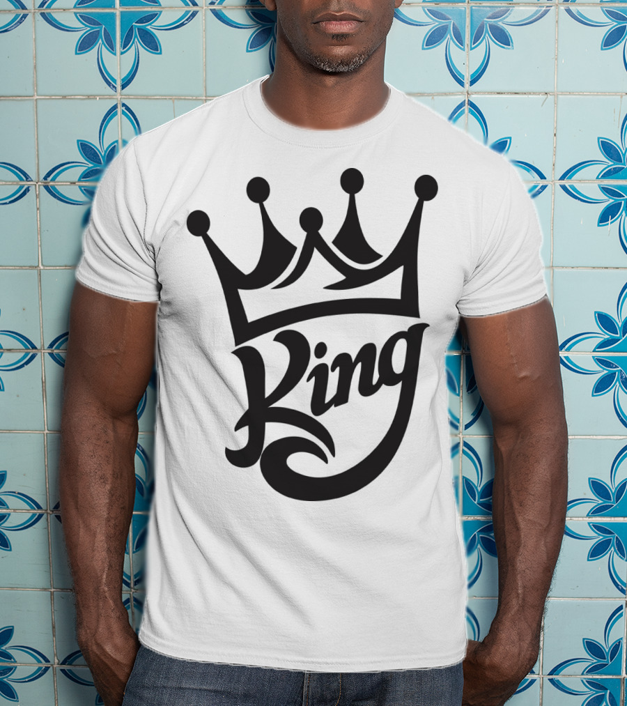 King Crown Iconic Typography T-Shirt