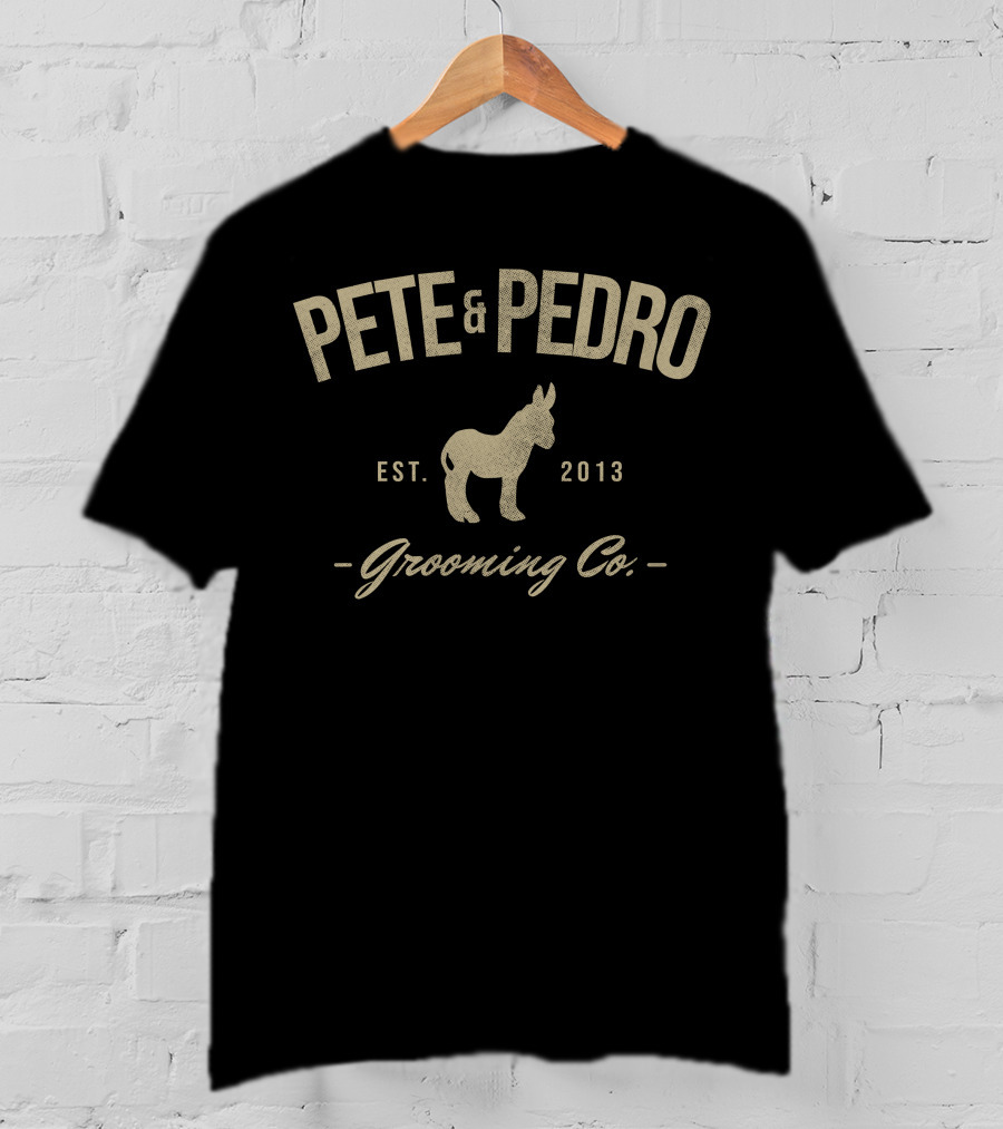 PETE AND PEDRO EST 2013 GROOMING CO T-Shirt
