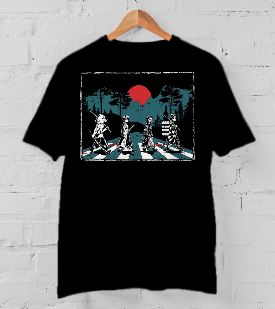 Demon Anime Manga Characters Slayers Moonlit Forest Pathway T-Shirt