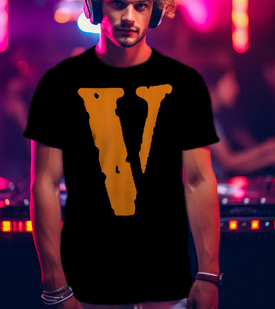 Orange V Icon V.LONE Branding T-Shirt
