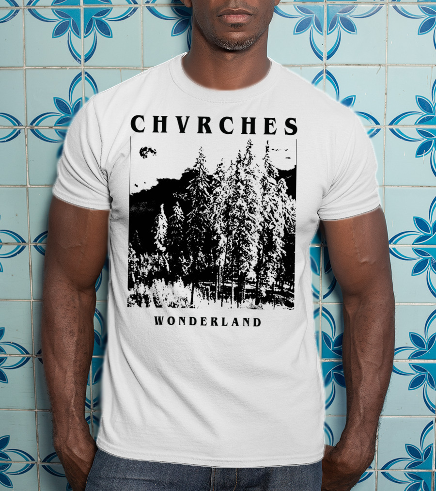 CHVRCHES Wonderland Winter Forest Scene T-Shirt