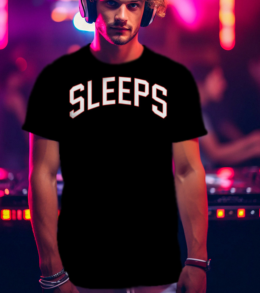 While She Sleeps Merch Sleeps Arch T-Shirt