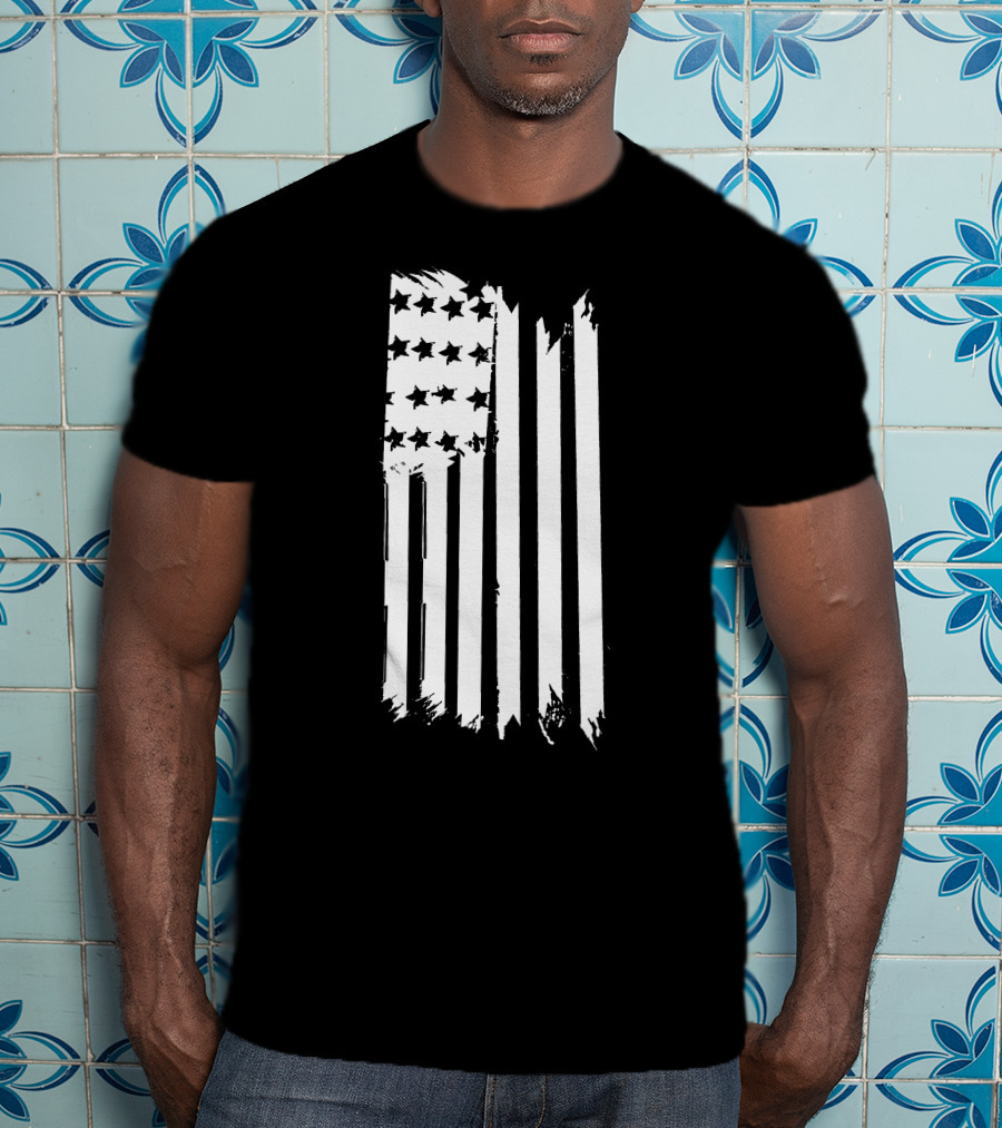 Pattymayo.tv Merch Distressed American Flag T-Shirt