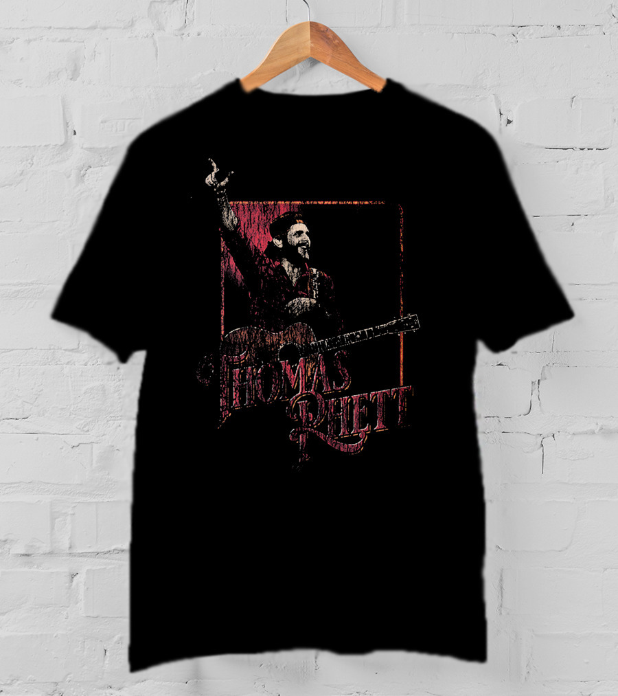 Thomas Rhett Holding Guitar With Raised Arm T-Shirt