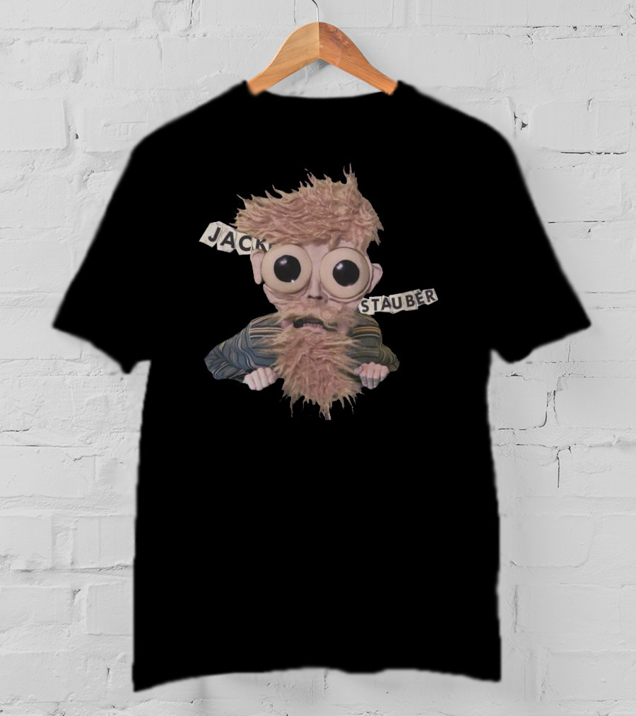 Jack Stauber Puppet Character Large Cartoon Eyes T-Shirt