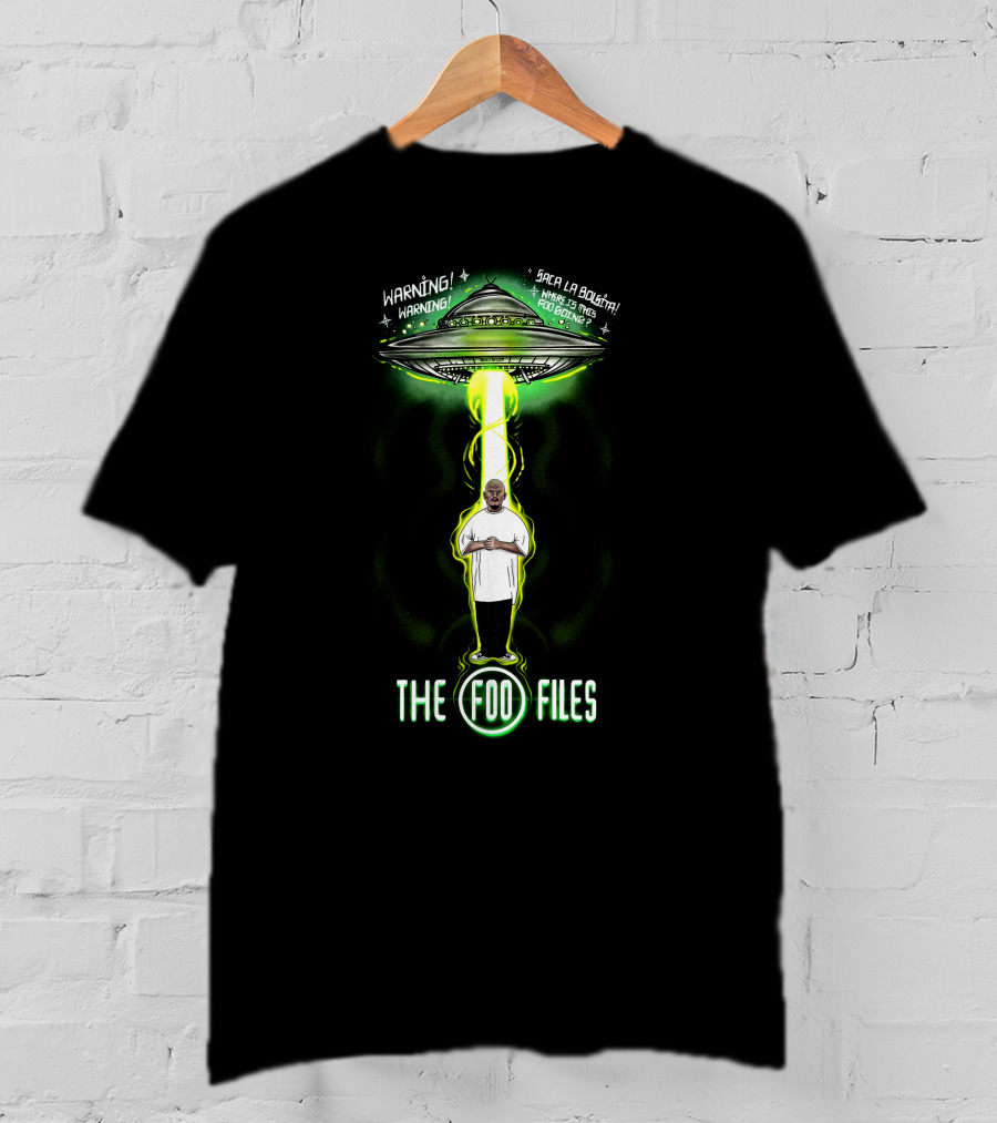 Warning UFO Abduction The Foo Files T-Shirt
