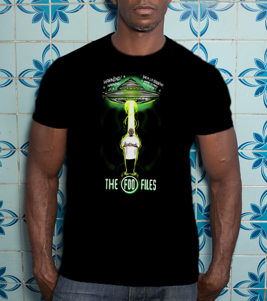 Warning UFO Abduction The Foo Files T-Shirt