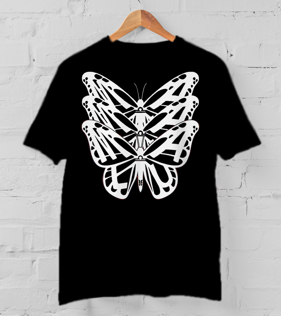 Malu Trevejo Triple Butterfly Merch T-Shirt