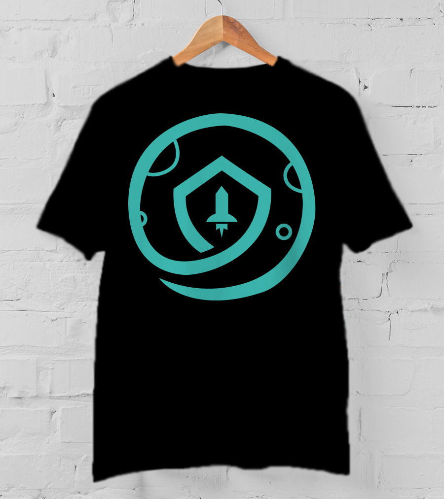 Safemoon Rocket Shield Circular Emblem T-Shirt