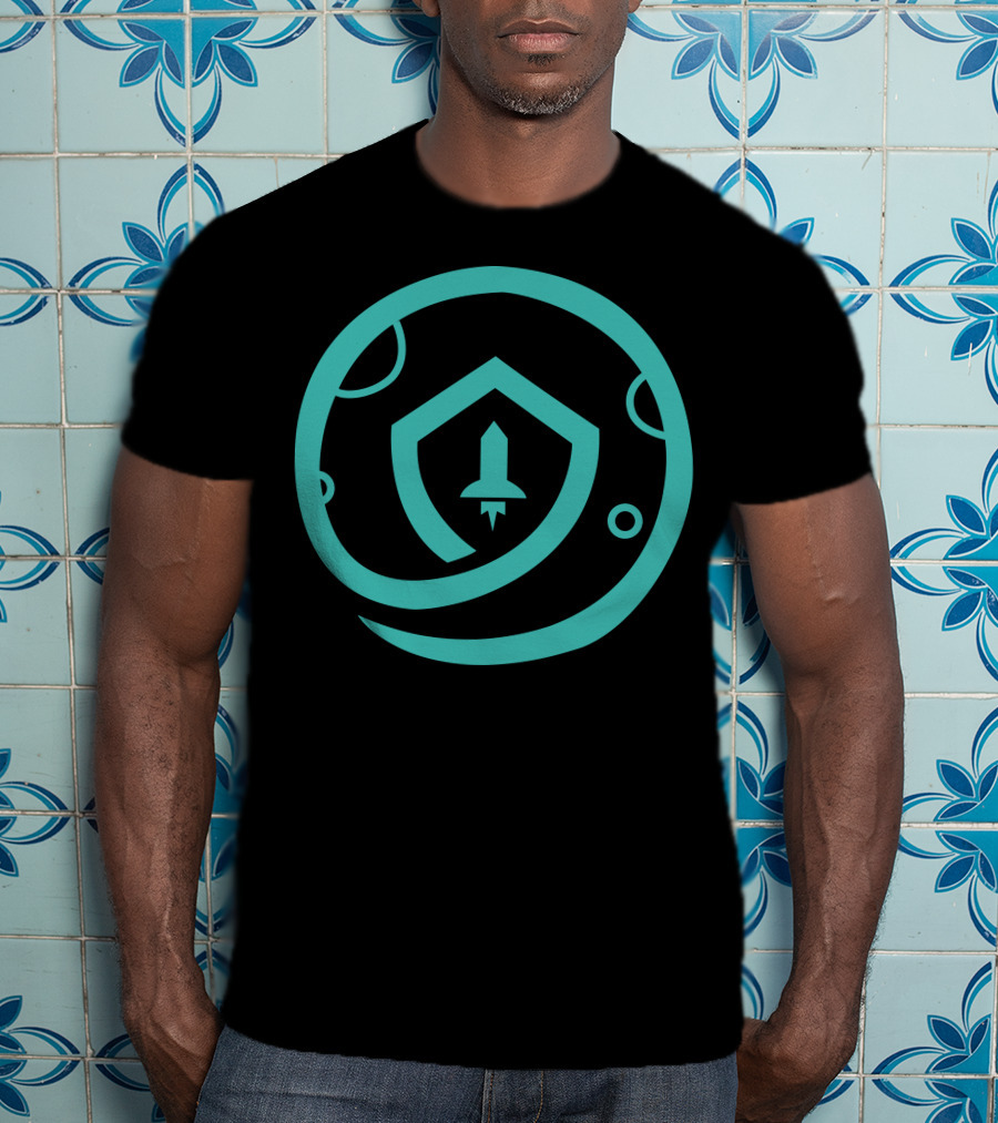 Safemoon Rocket Shield Circular Emblem T-Shirt