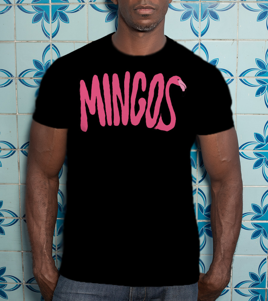 Mingos Text Flamingo T-Shirt