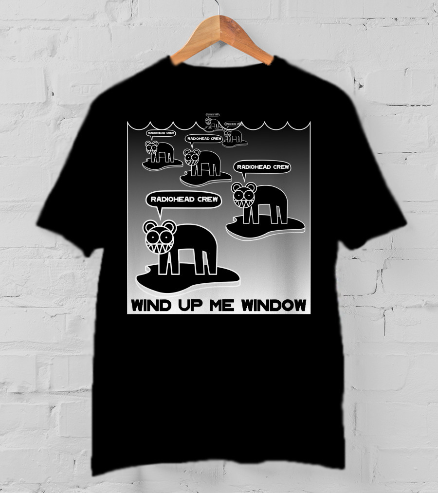 Radiohead Crew Wind Up ME Window T-Shirt