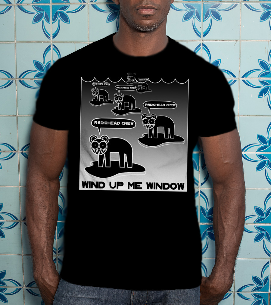 Radiohead Crew Wind Up ME Window T-Shirt