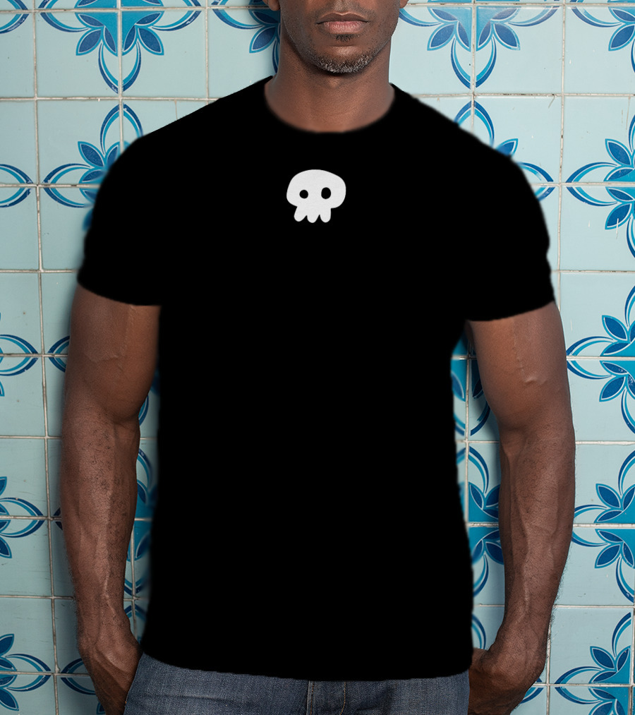 Seth Merch Skull оформление Black Top T-Shirt