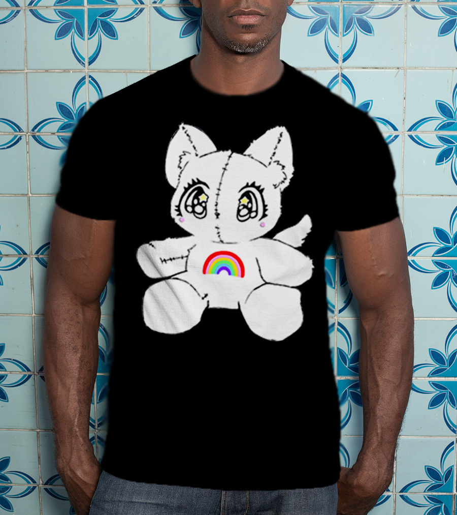 Slayyyter Rainbow Cat Plushie T-Shirt