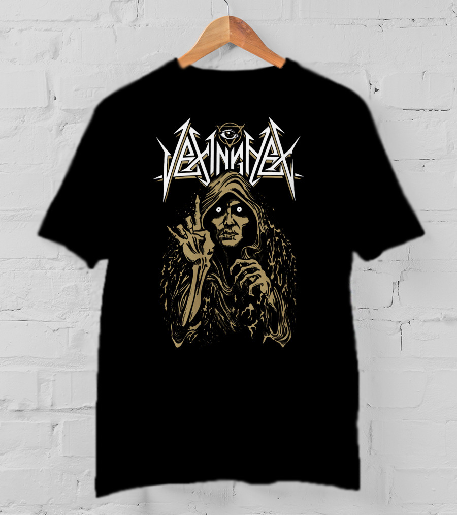 Vexinghex Third Eye Skeleton Cloaked Figure T-Shirt