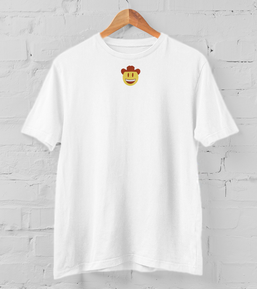 Antonio Garza Cowboy Emoji Face Merch T-Shirt