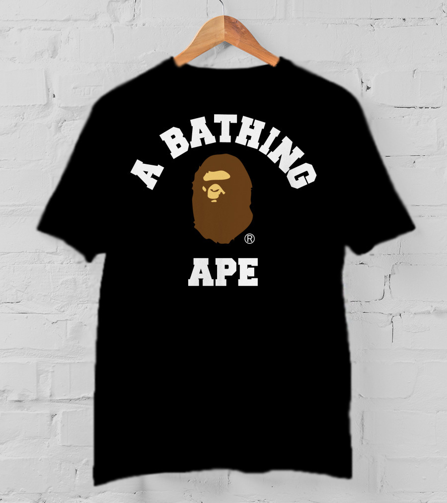A Bathing Ape Apparel Iconic Logo Merchandise T-Shirt