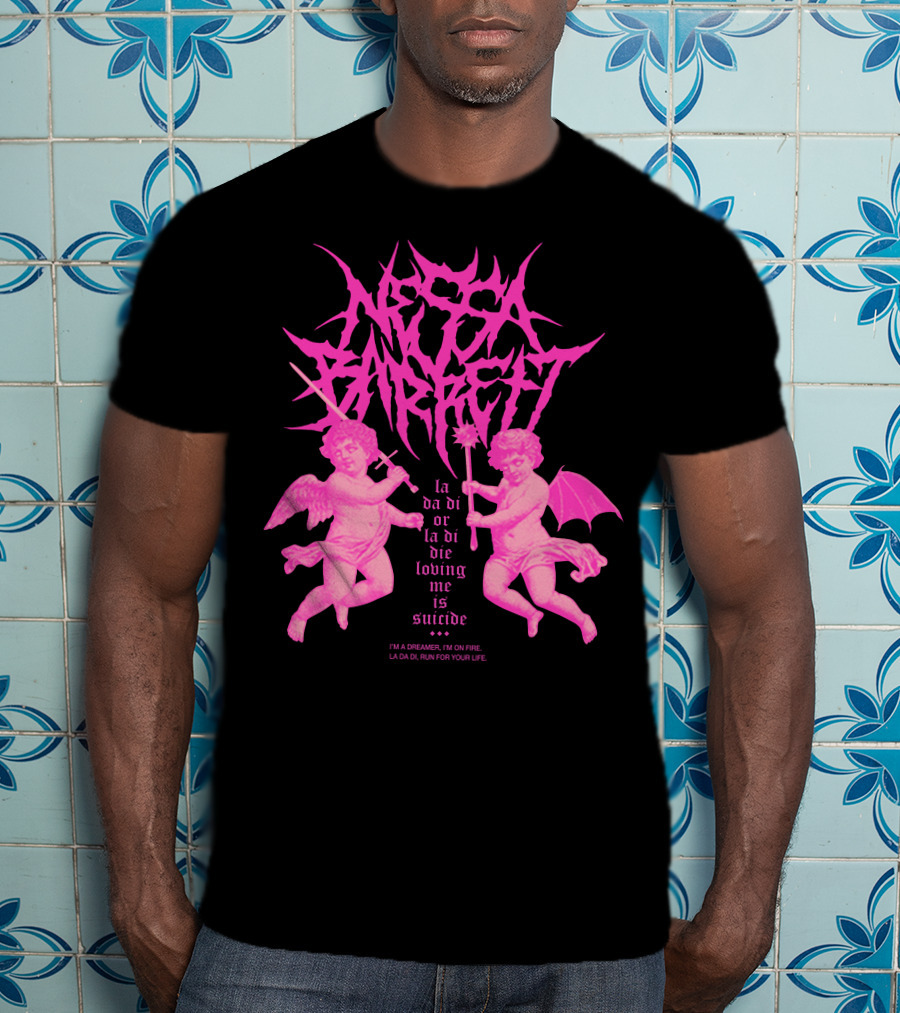 Nessa Barrett La Da Di Or La Di Die Loving Me Is Suicide Cherubs T-Shirt
