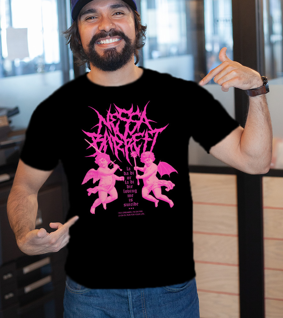 Nessa Barrett La Da Di Or La Di Die Loving Me Is Suicide Cherubs T-Shirt