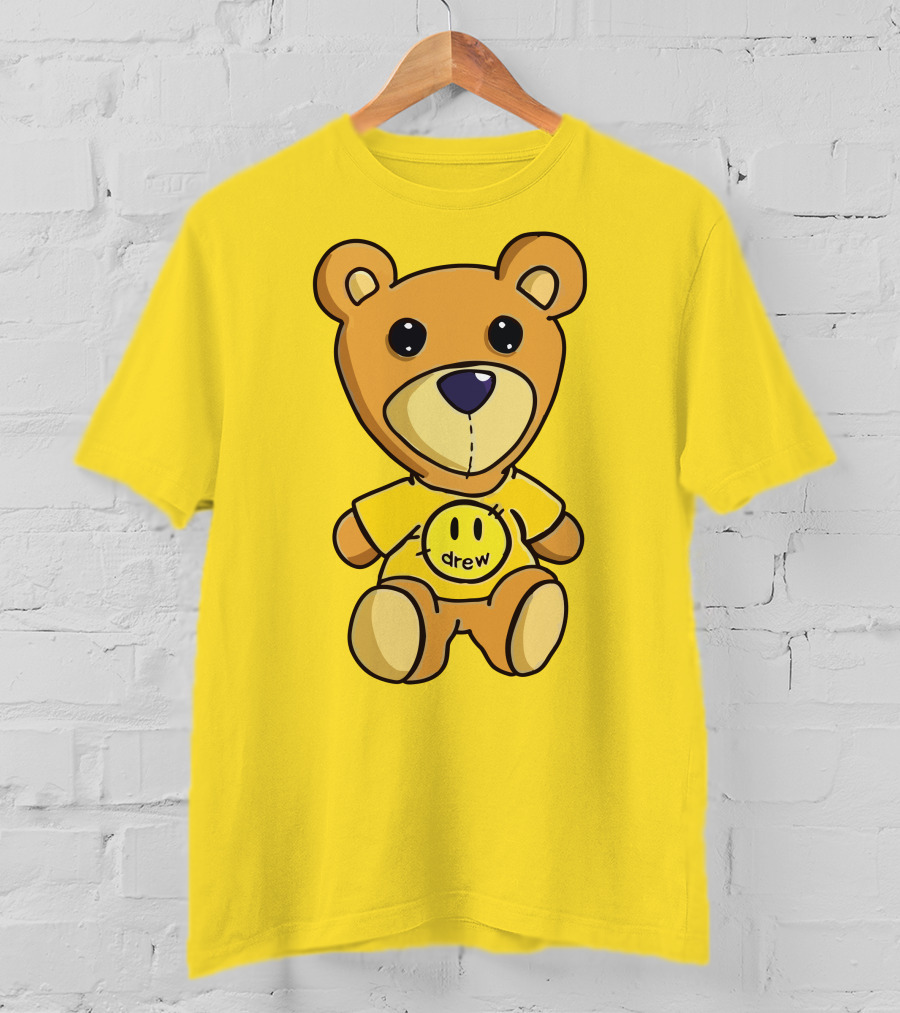 Drew House Teddy Bear Yellow Turtleneck T-Shirt