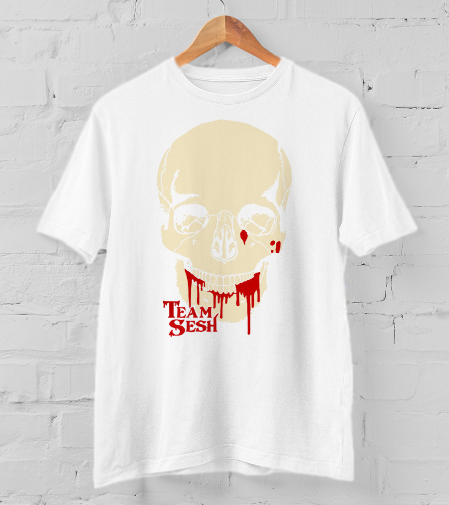 Team Sesh Skull Dripping Blood T-Shirt