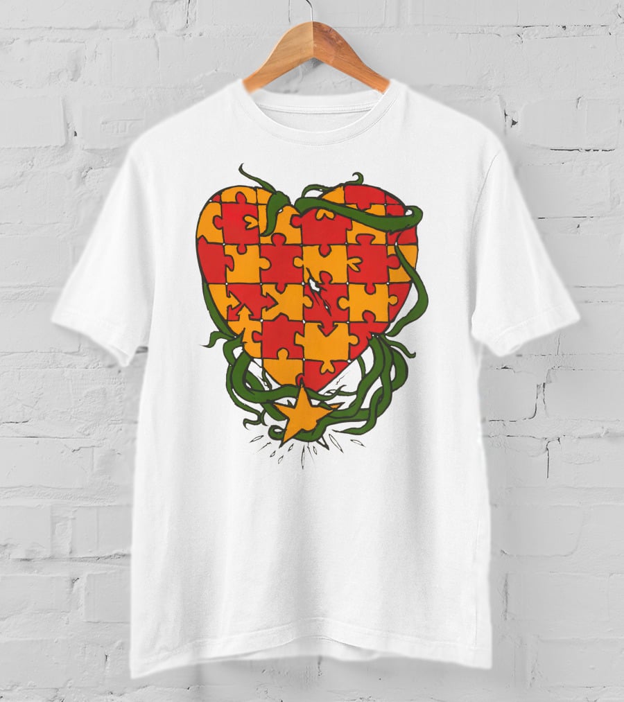 Gallery Dept Heart Puzzle And Vine T-Shirt
