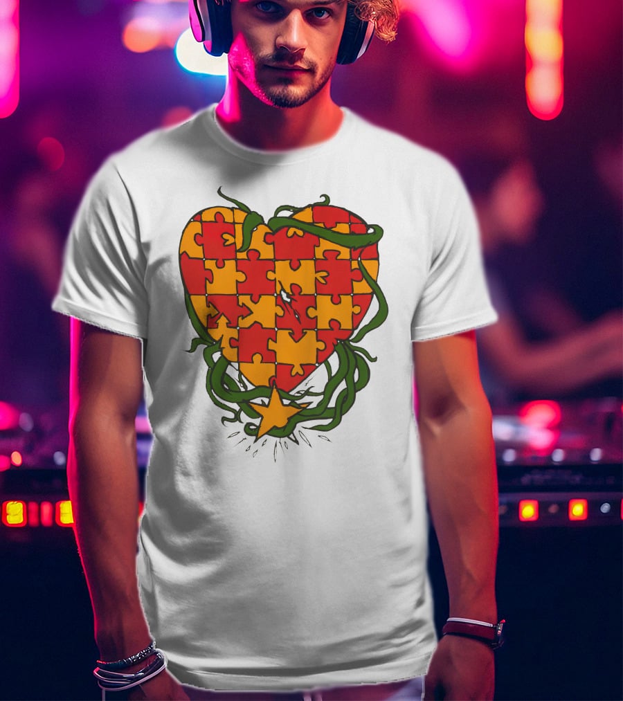 Gallery Dept Heart Puzzle And Vine T-Shirt