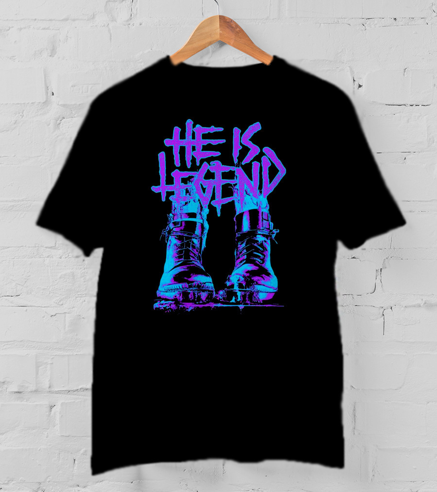 He Is Legend Blue Boots T-Shirt
