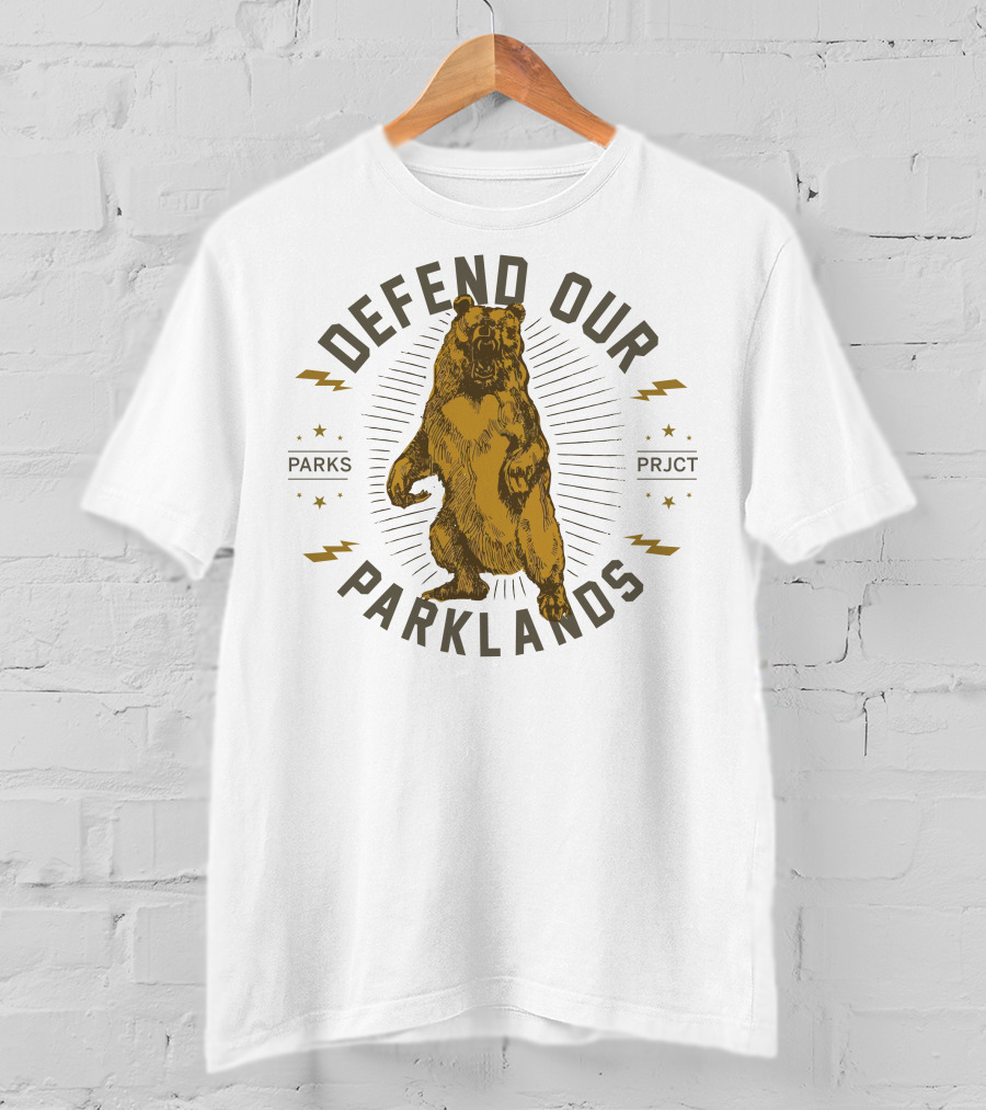 Defend Our Parklands Bear Parks Project T-Shirt