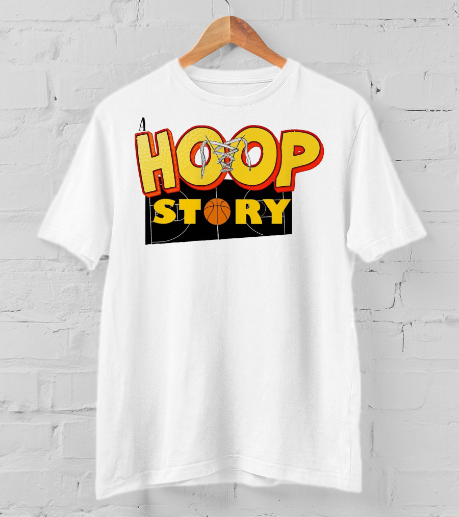 A Hoop Story Basketball Court T-Shirt