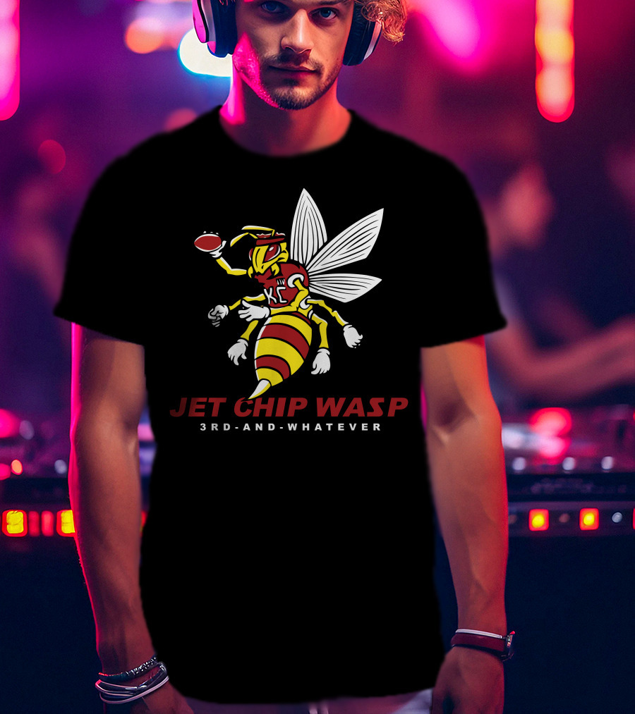 KC Chiefs Jet Chip Wasp 3rd And Whatever T-Shirt
