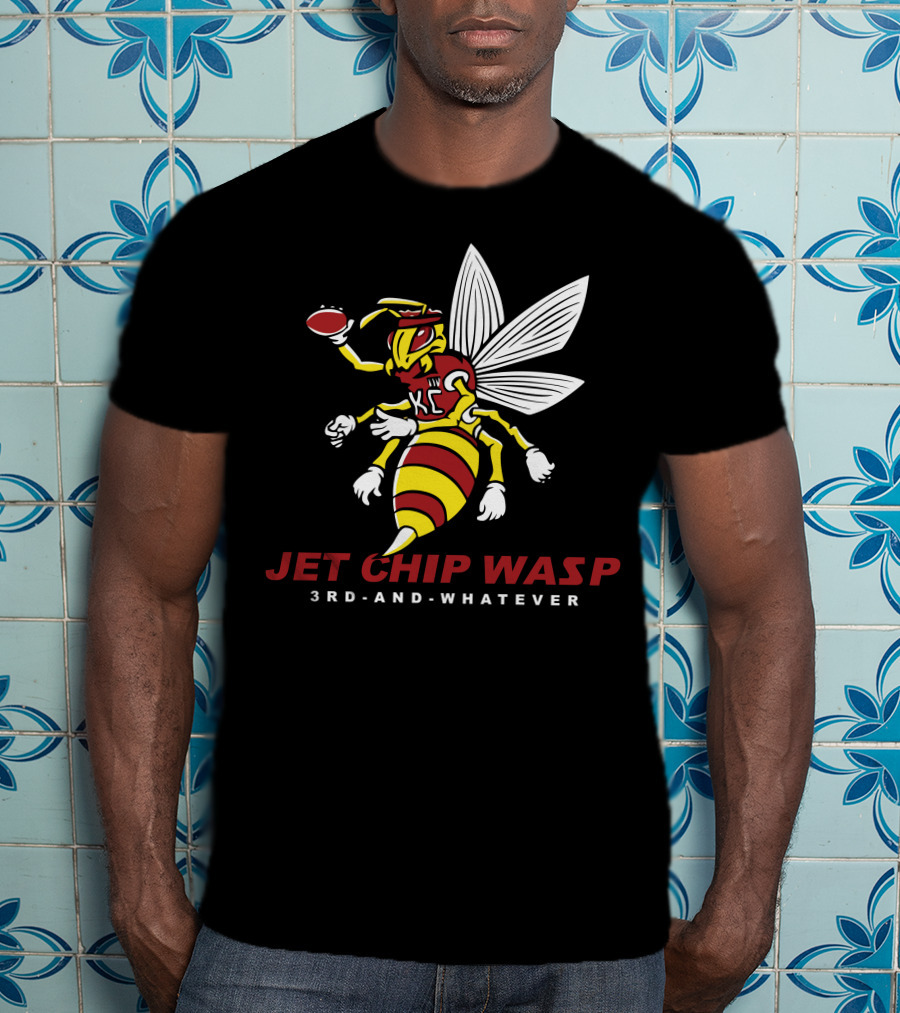 KC Chiefs Jet Chip Wasp 3rd And Whatever T-Shirt