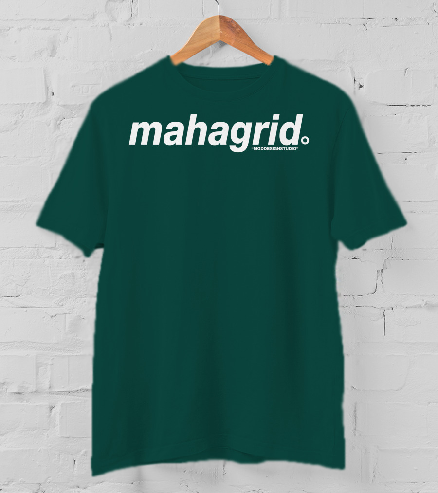 Mahagrid MGDESIGNSTUDIO Forest Green T-Shirt