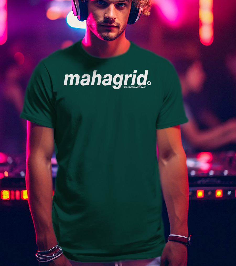Mahagrid MGDESIGNSTUDIO Forest Green T-Shirt